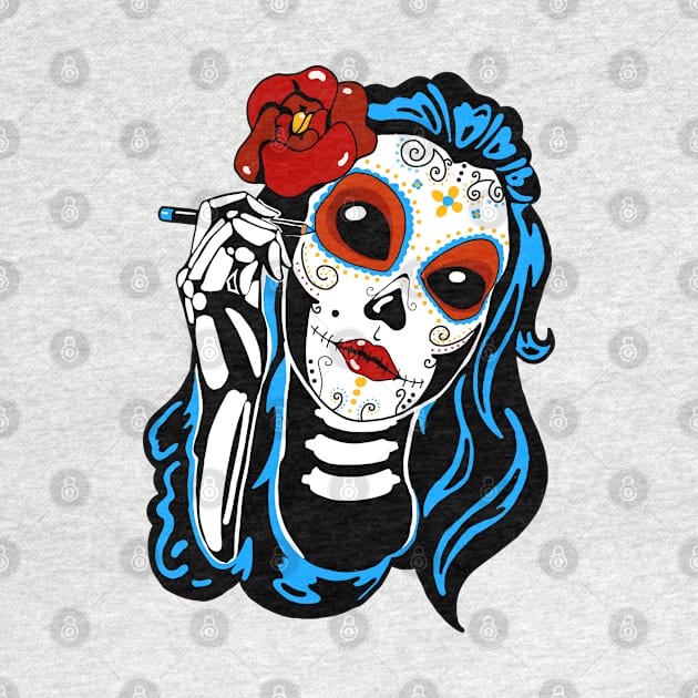 Sugar Skull FEMINIME by Mako Design 